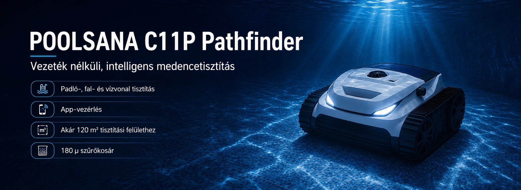 POOLSANA C11P Pathfinder medence robotporszivo